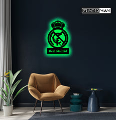 Wooden LED Backlit - REAL MADRID CF