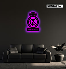 Wooden LED Backlit - REAL MADRID CF