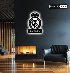 Wooden LED Backlit - REAL MADRID CF