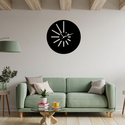 wooden wall clock